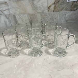 Set of 6 Princess House Coffee Mugs